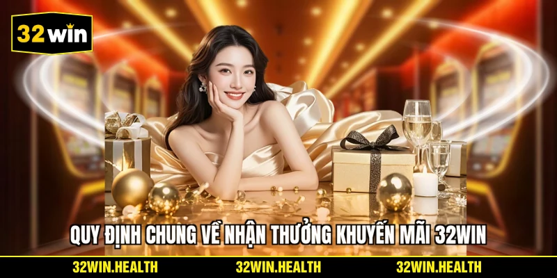 Quy định chung về nhận thưởng khuyến mãi 32WIN